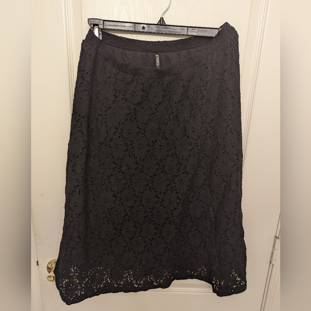 Black Lace Skirt